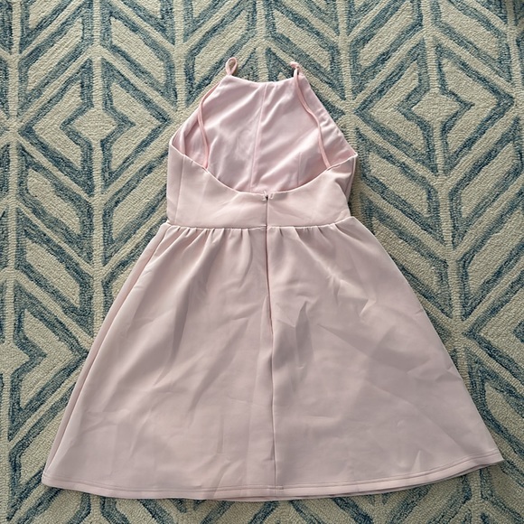 Light Pink High Neck Dress size S - Picture 4 of 6
